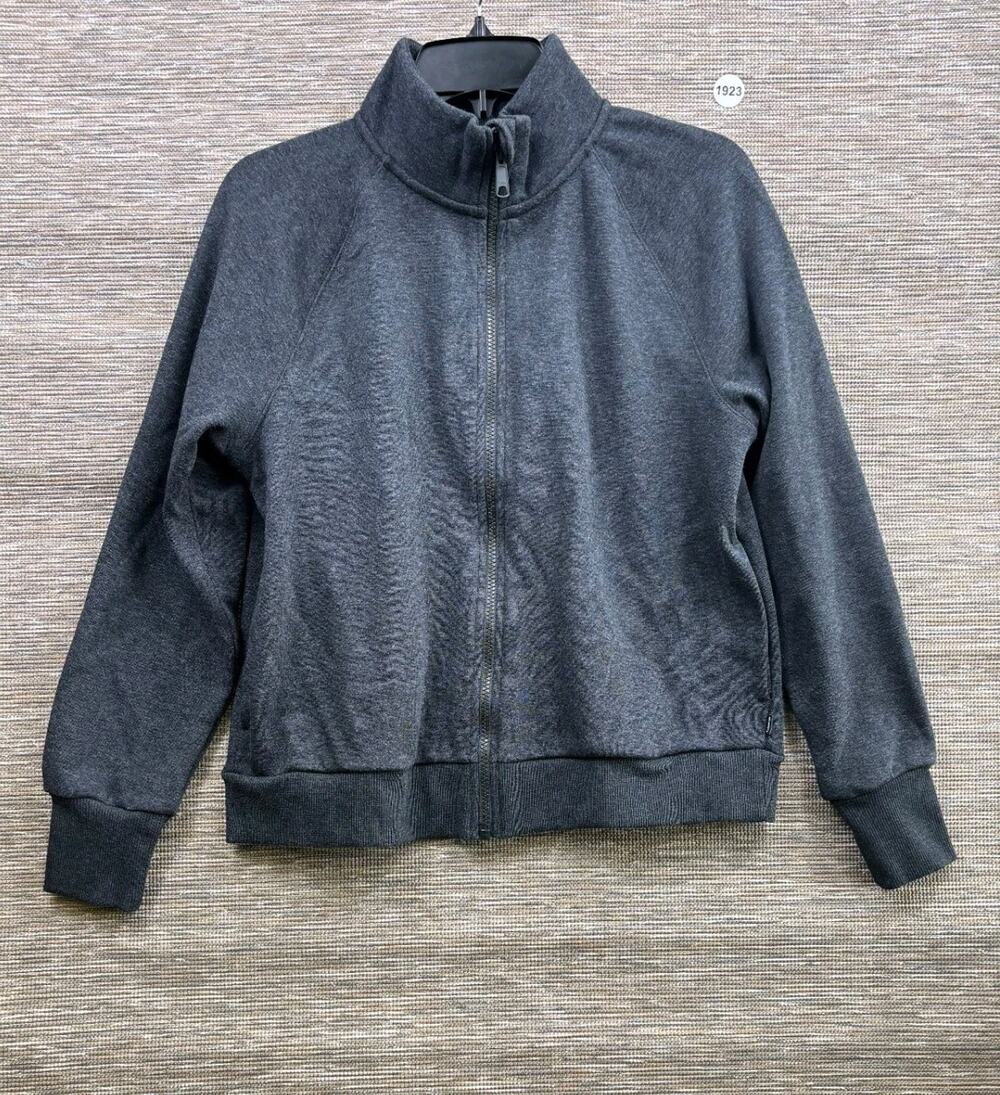 Mondetta Fleece Full-Zip Jacket Womens Size S Black Long Sleeve NEW